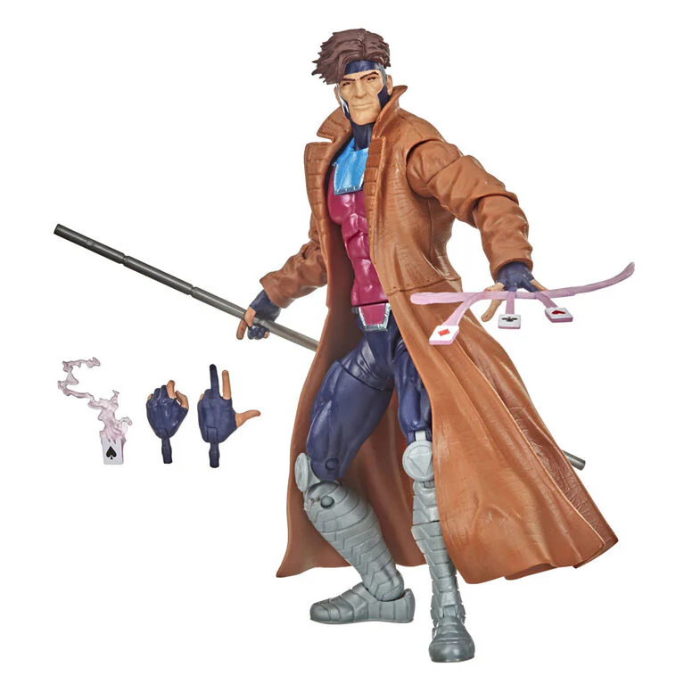 Marvel Legends X-Men 6 Inch Action Figure Retro Exclusive - Gambit - Image 2