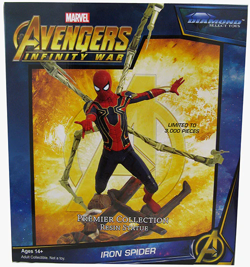 Marvel Premier Collection 9 Inch Statue Figure Avengers Infinity War - Iron Spider-Man - Image 2