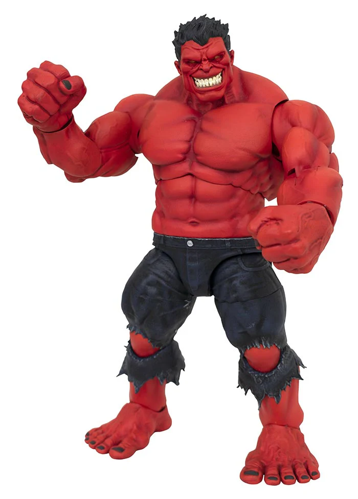 Marvel Select 9 Inch Action Figure - All New Red Hulk Reissue - Image 2