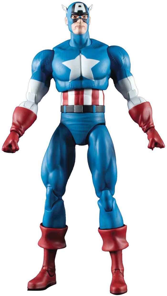 Marvel Select 7 Inch Action Figure - Classic Captain America - Image 2
