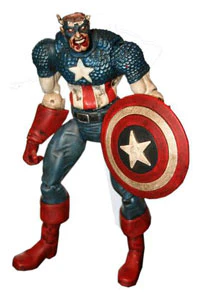 Marvel Select Zombies 8 Inch Action Figures- Captain America Zombie - Image 2