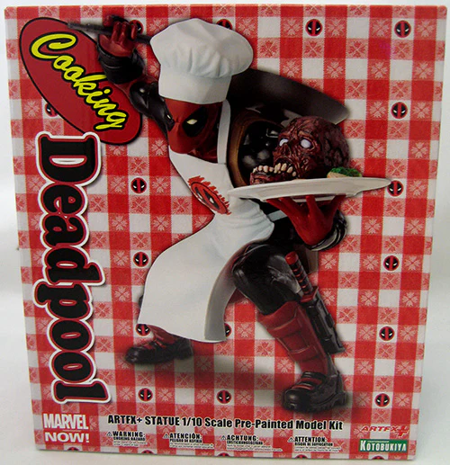 Marvel Universe 8 Inch Statue Figure ArtFX+ - Cooking Deadpool - Image 2