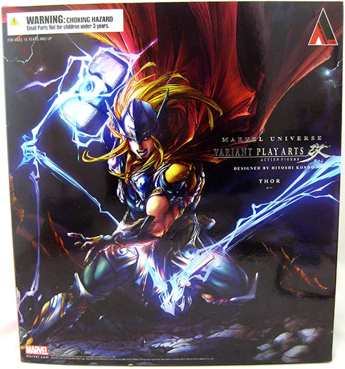 Marvel Universe 11 Inch Action Figure Play Arts Kai - Thor Variant (Shelf Wear Packaging) - Image 2