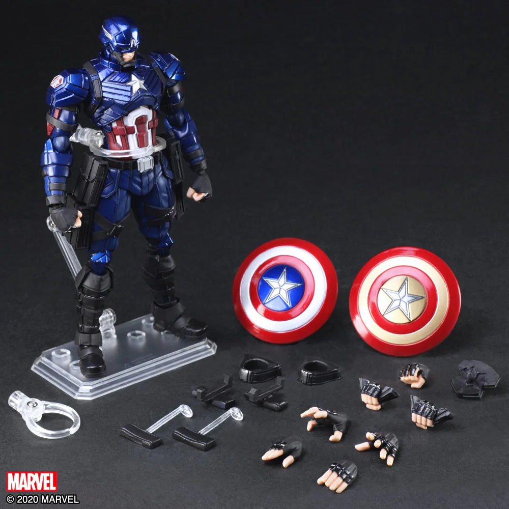 Marvel Universe Variant 6 Inch Action Figure Bring Arts - Captain America - Image 2