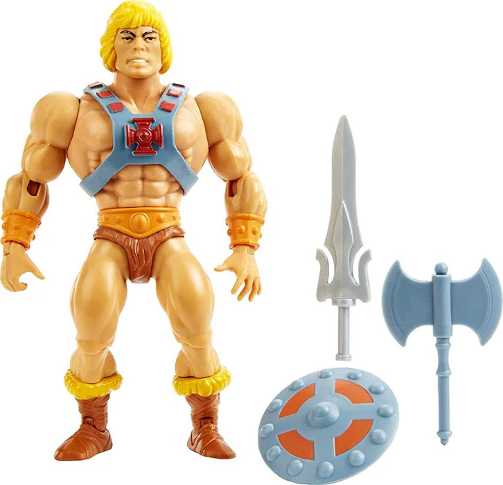 Masters Of The Universe Origins 6 Inch Action Figure Wave 1 - He-Man Vintage Head (Short Hair) - Image 2
