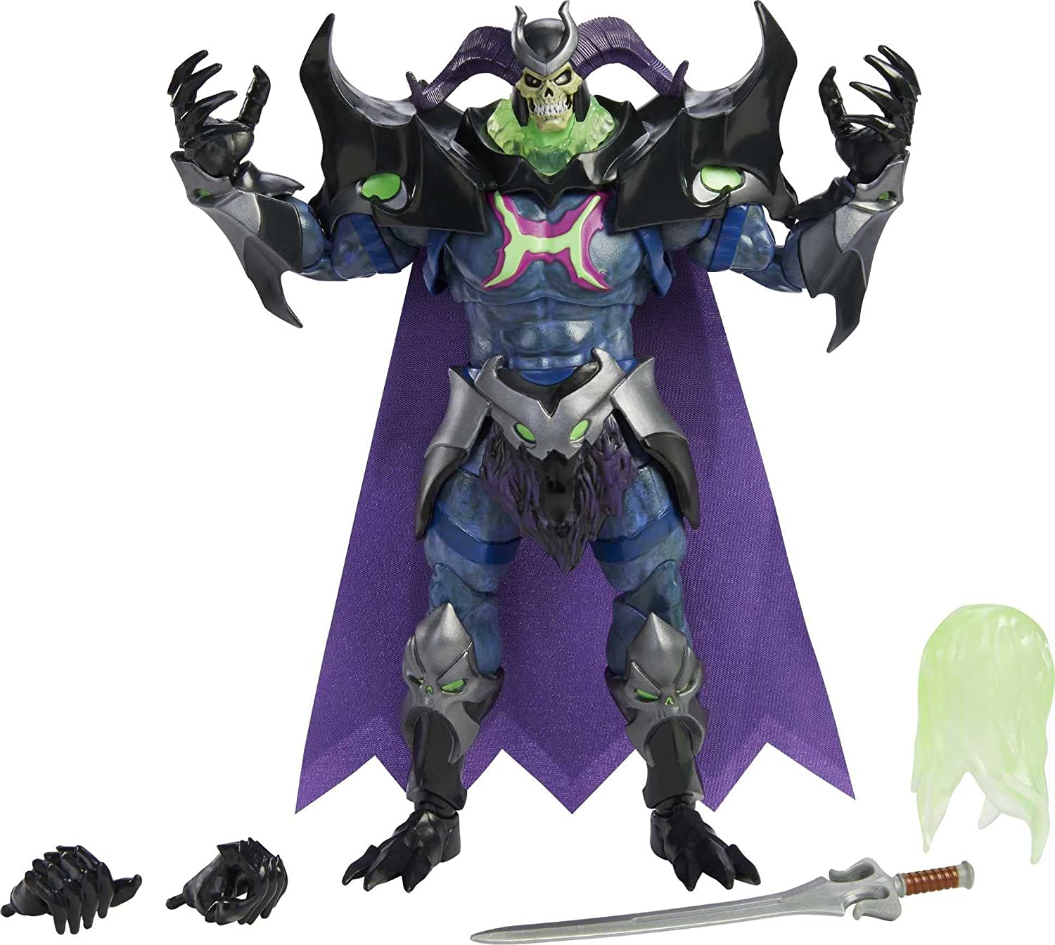 Masters Of The Universe Revelation 9 Inch Action Figure Deluxe - Skelegod - Image 2