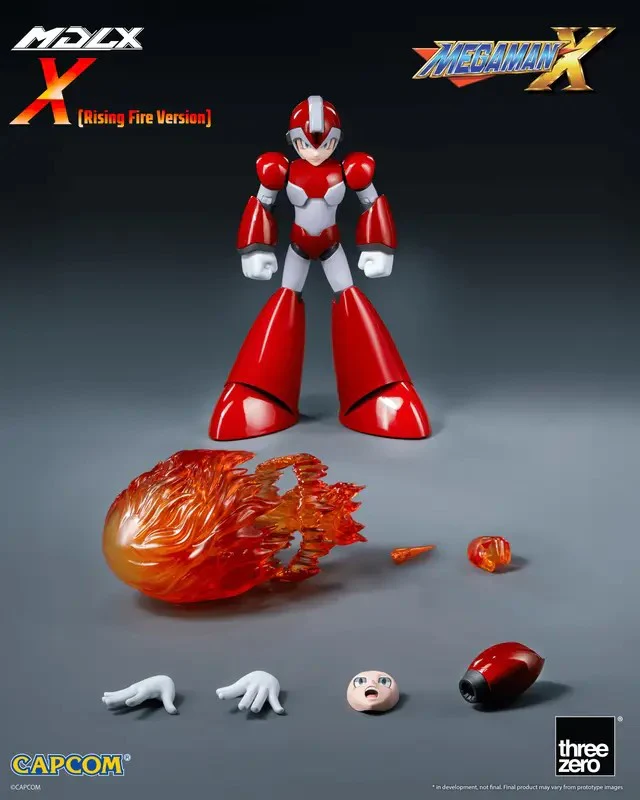 Mega Man 5 Inch Action Figure MDLX - Megaman X Rising Fire Version (Pre-Order Ships June 2026)