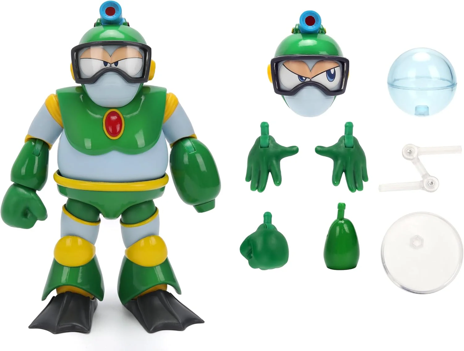 Megaman 5 Inch Action Figure 1/12 Scale Deluxe - Bubble Man - Image 2