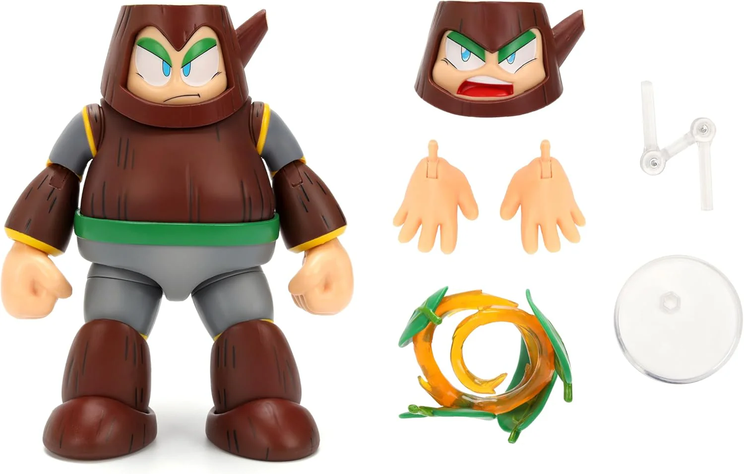 Megaman 5 Inch Action Figure 1/12 Scale Deluxe - Wood Man - Image 2
