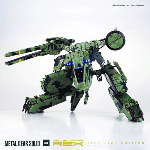 Metal Gear Solid 8 Inch Action Figure Half-Size Edition - Metal Gear Rex ThreeA