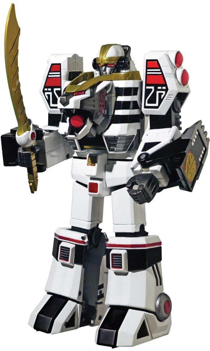 Mighty Morphin Power Rangers 10 Inch Action Figure - Legacy White Tigerzord - Image 2