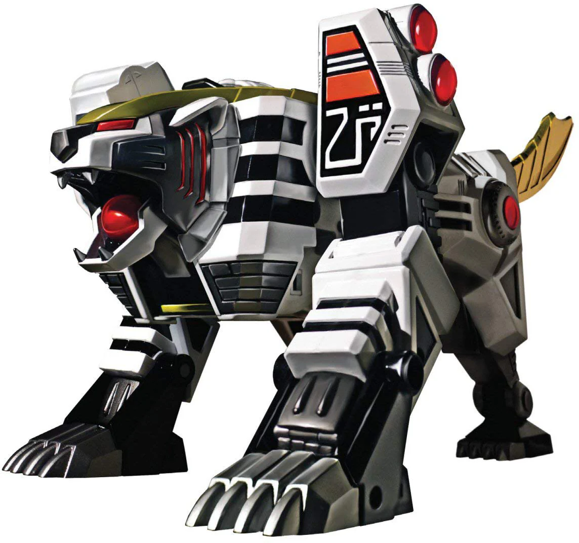 Mighty Morphin Power Rangers 10 Inch Action Figure - Legacy White Tigerzord - Image 3