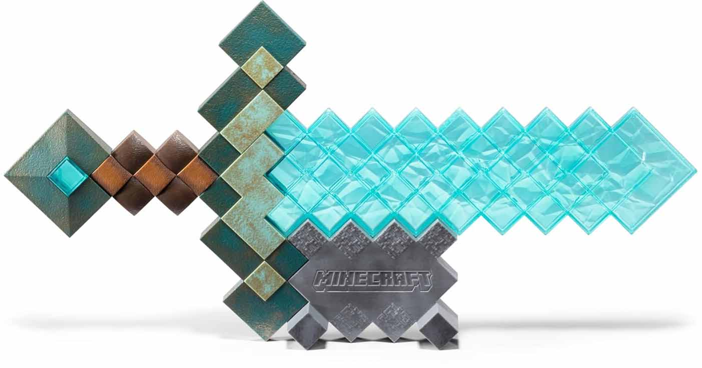 Minecraft Collector Replica Life Size Prop Replica - Minecraft Diamond Sword - Image 3