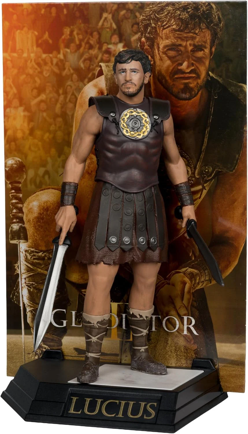 Movie Maniacs Gladiator II 7 Inch Statue Figure 1/10 Scale Posed Scene - Lucius - Image 2