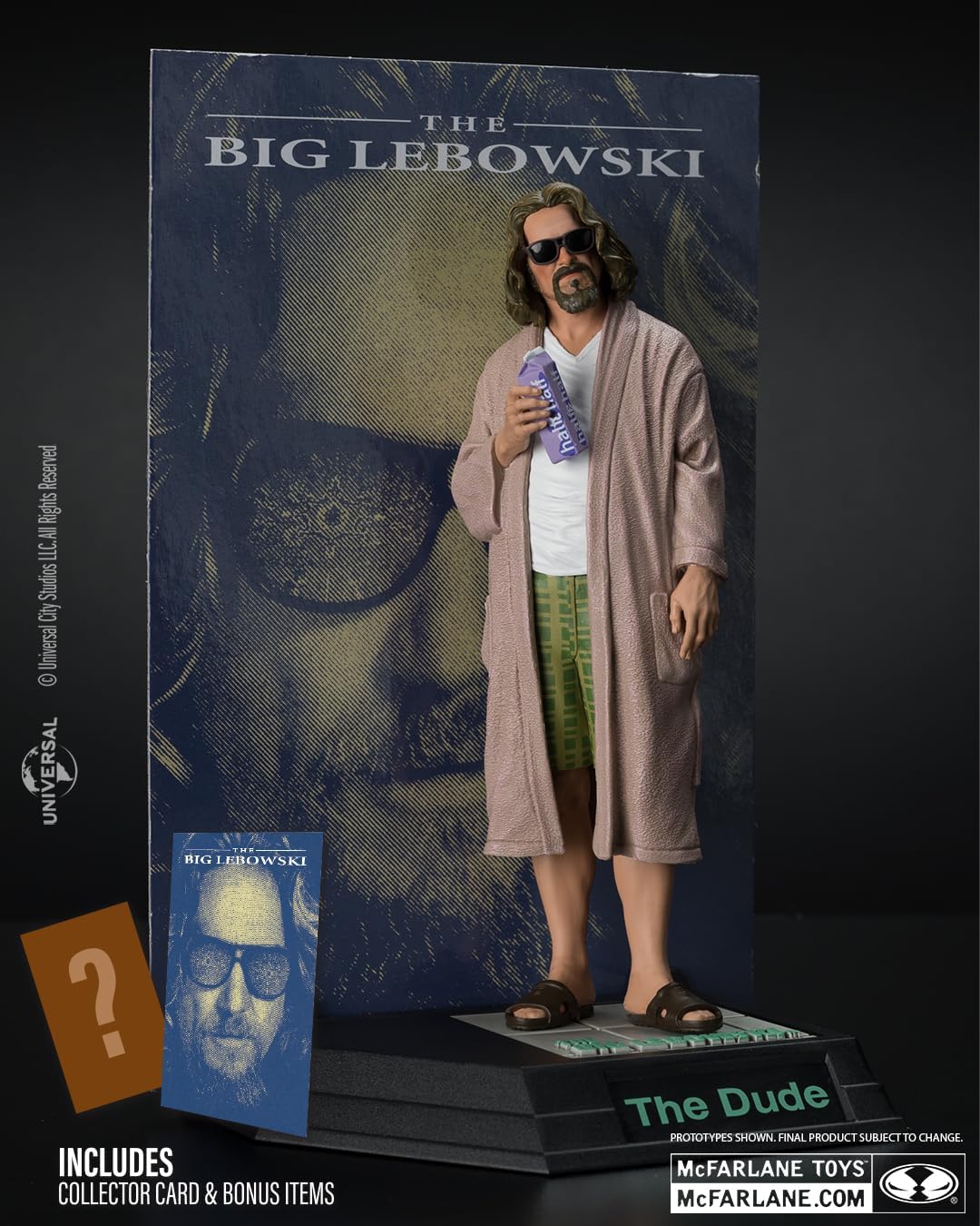 Movie Maniacs The Big Lebowski 6 Inch Static Figure Posed - The Dude Digital - Image 2