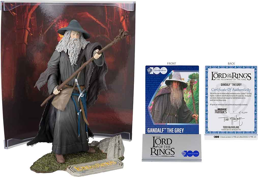 Movie Maniacs 6 Inch Action Figure Wave 2 - Gandalf (Lord Of The Rings) (Sub-Standard Packaging) - Image 2