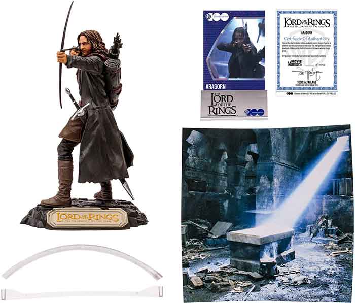 Movie Maniacs 6 Inch Static Figure Wave 5 - Lord of the Rings Aragorn - Image 2