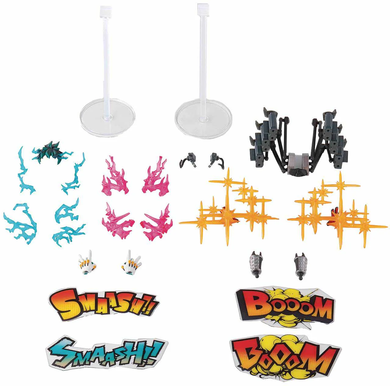 My Hero Academia 6 Inch Scale Accessory S.H. Figuarts - Izuku Midoriya & Katsuki Bakugou Plus Ultra Option Parts Set - Image 2