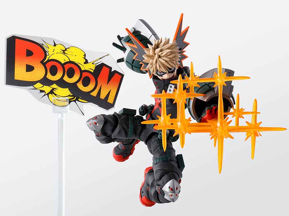 My Hero Academia 6 Inch Scale Accessory S.H. Figuarts - Izuku Midoriya & Katsuki Bakugou Plus Ultra Option Parts Set - Image 3
