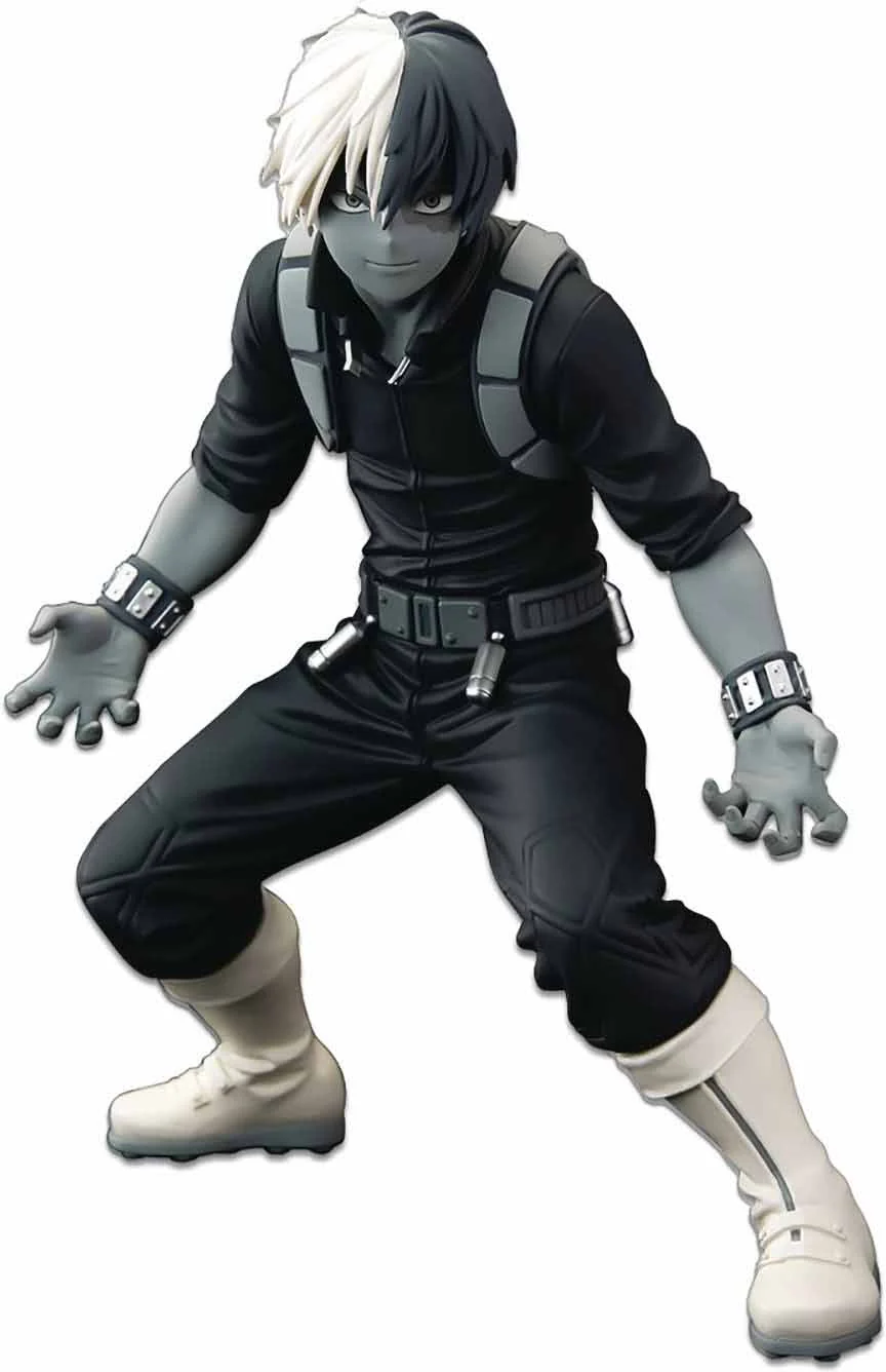 My Hero Academia 8 Inch Static Figure Super Master Stars - Shoto Todoroki B&W - Image 2