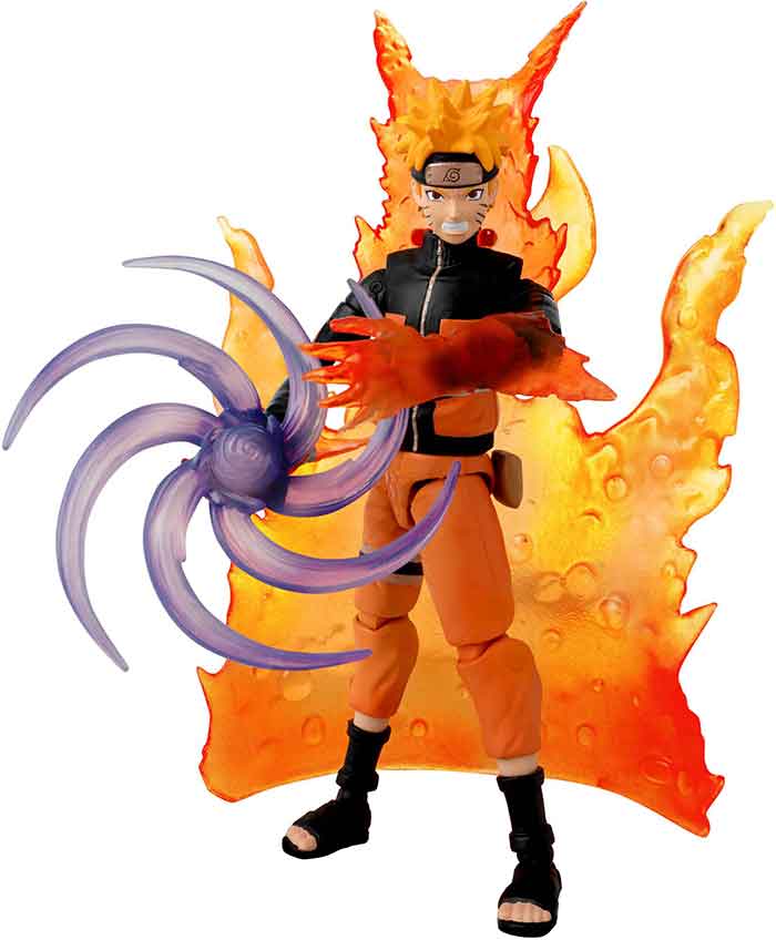 Naruto Shippuden 6 Inch Action Figure Anime Heroes - Naruto Uzumaki Tailed Beast Cloak - Image 2