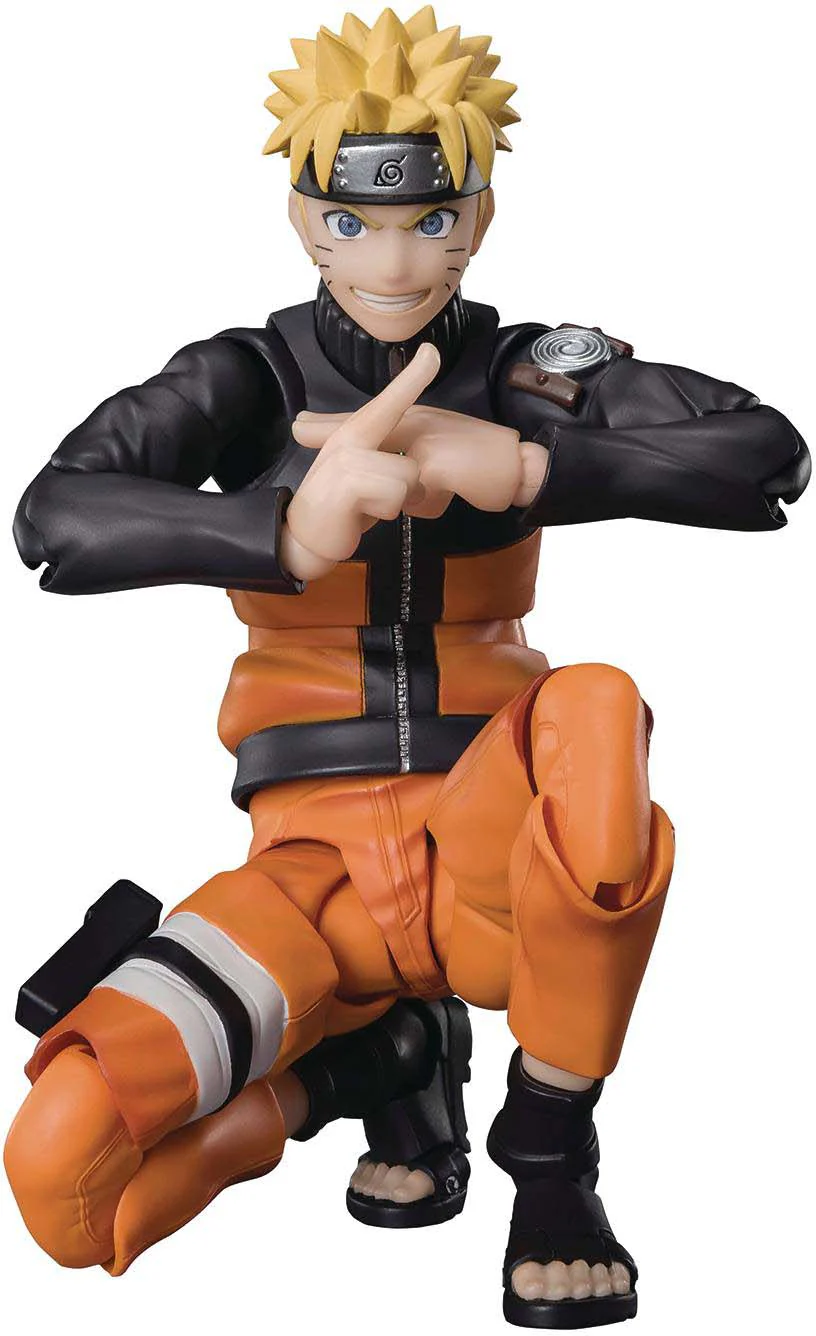 Naruto Shippuden 6 Inch Action Figure S.H. Figuarts - Jinchuuriki Naruto Uzumaki - Image 2