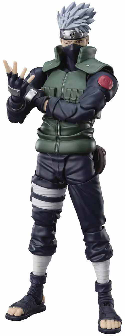 Naruto Shippuden 6 Inch Action Figure S.H. Figuarts - Kakashi Sharingan Hero - Image 2