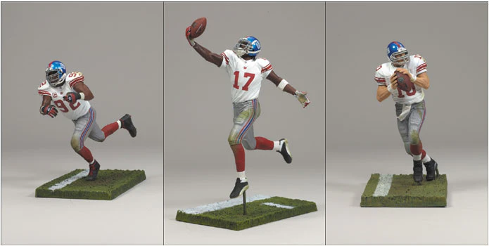 NFL Legends Action Figures Box Set: New York Giants Box 3-pack (Sub-Standard Packaging) - Image 2