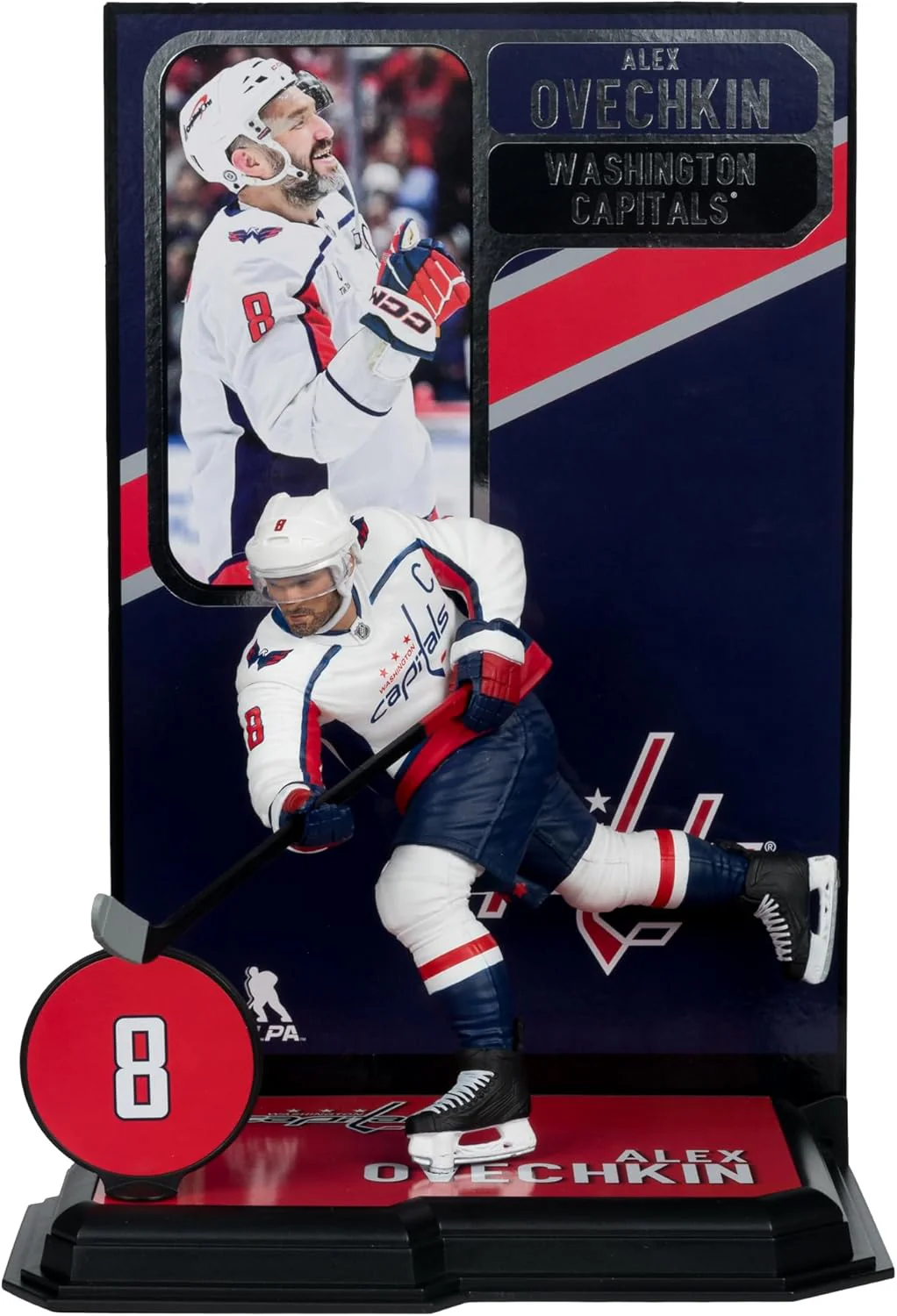 NHL Hockey SportsPicks 7 Inch Static Figure - Alex Ovechkin - Image 2