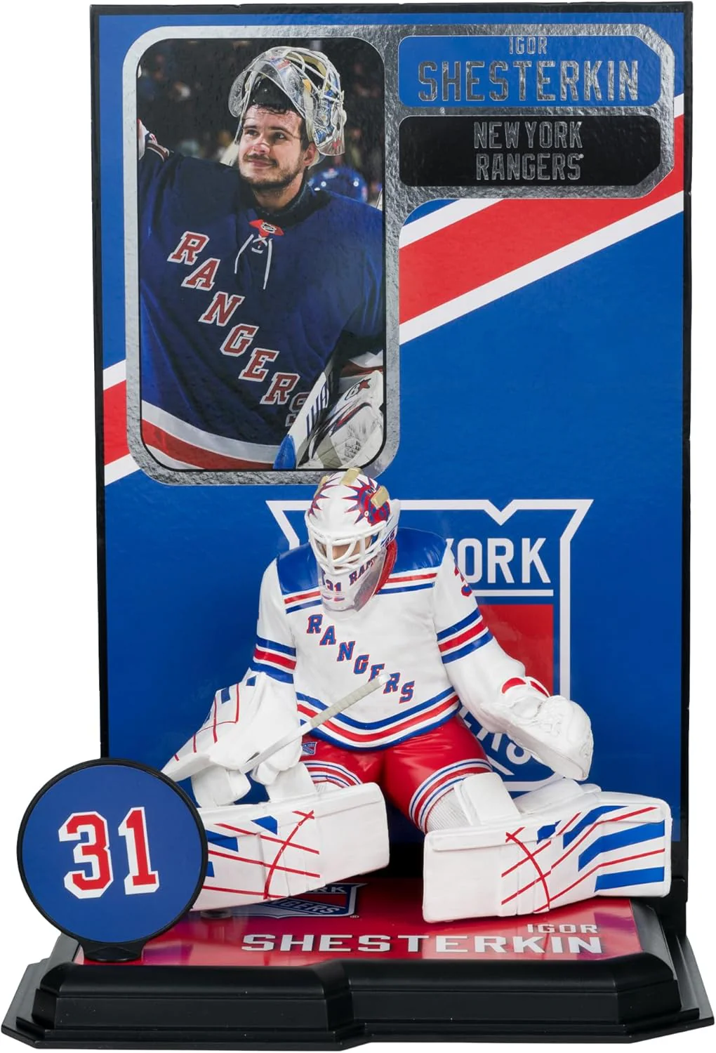 NHL Hockey SportsPicks 7 Inch Static Figure - Igor Shesterkin - Image 2