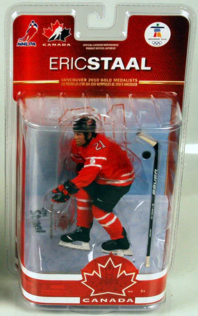 NHL Hockey 6 Inch Action Figure Team Canada Series 2 - Eric Staal Red Jersey