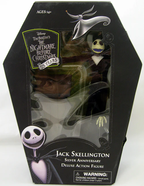 Nightmare Before Christmas 10 Inch Action Figure Silver Anniversary Series - Jack Skellington - Image 2