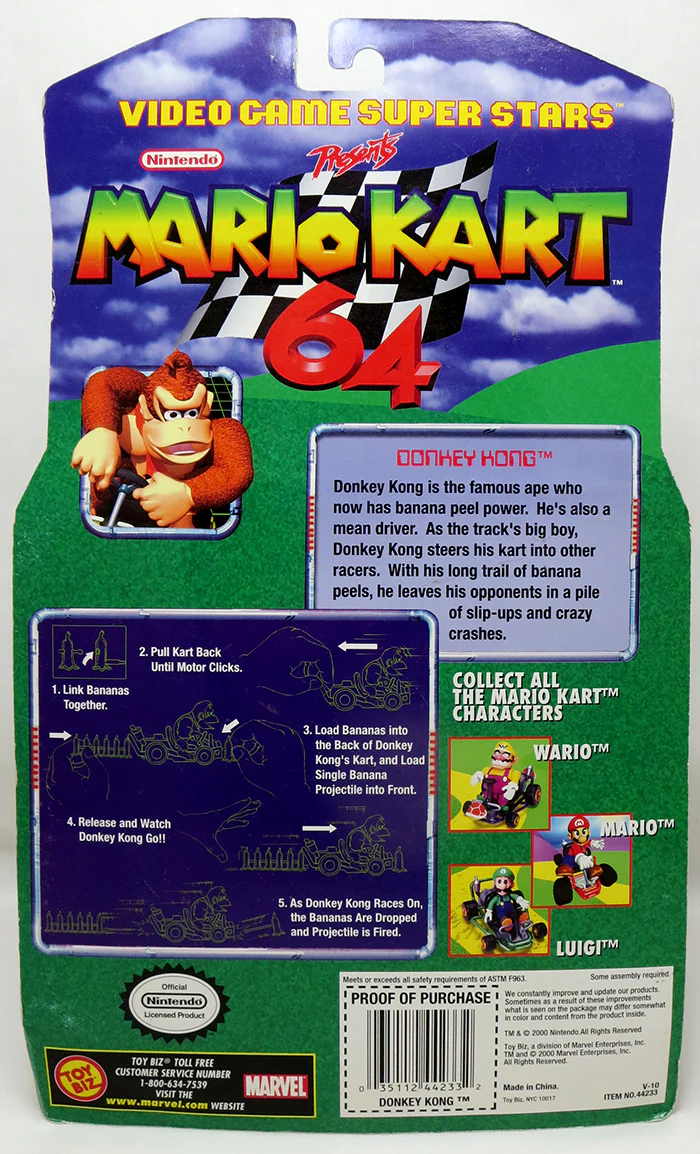 Nintendo Presents 5 Inch Action Figure Mario Kart 64 - Donkey Kong - Image 2
