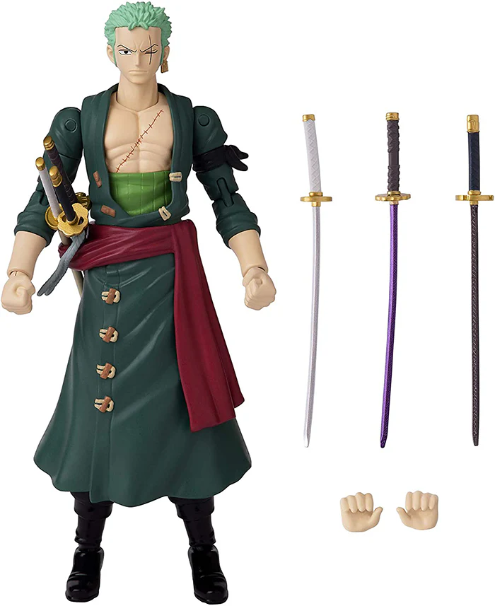 One Piece 6 Inch Action Figure Anime Heroes - Roronoa Zoro - Image 2