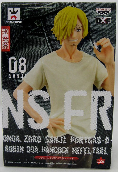 One Piece 6 Inch Static Figure Master Stars Series - Jeans Freak Sanji White #08 - Image 2