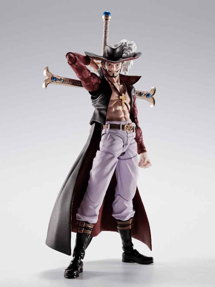One Piece 6 Inch Action Figure S.H. Figuarts Exclusive - Dracule Mihawk Hawkeye - Image 2