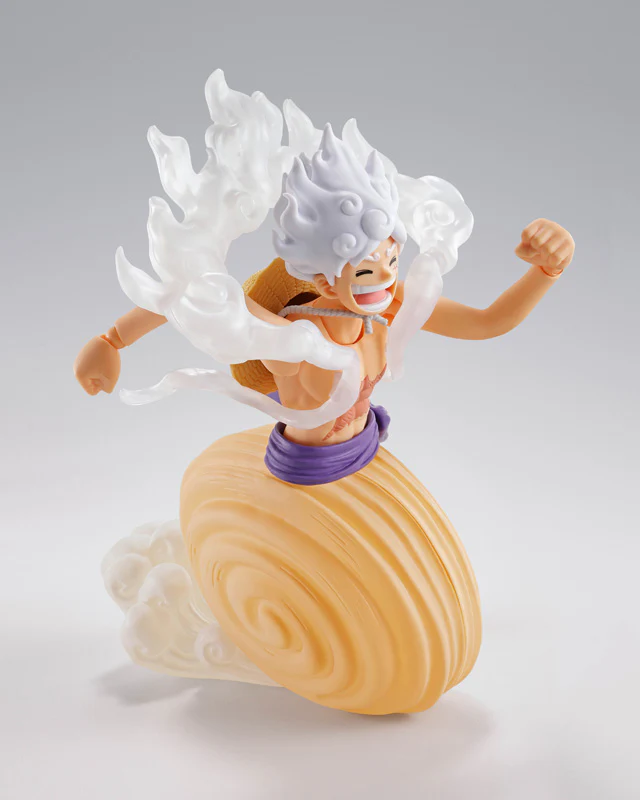 One Piece 6 Inch Action Figure S.H. Figuarts Exclusive - Monkey D. Luffy Gear5 Future Island Egghead - Image 2