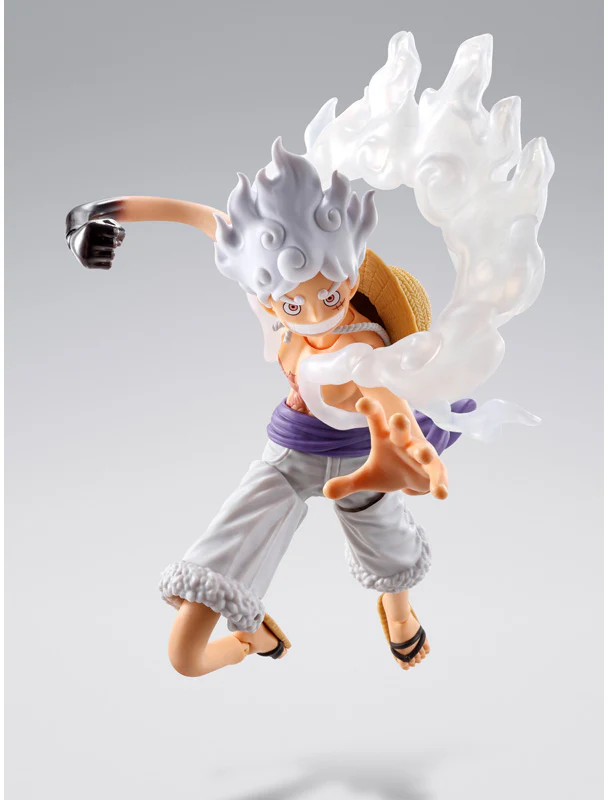 One Piece 6 Inch Action Figure S.H. Figuarts Exclusive - Monkey D. Luffy Gear5 Future Island Egghead - Image 4