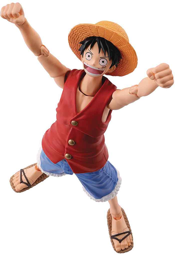One Piece 6 Inch Action Figure S.H. Figuarts - Monkey D Luffy Romance Dawn - Image 2