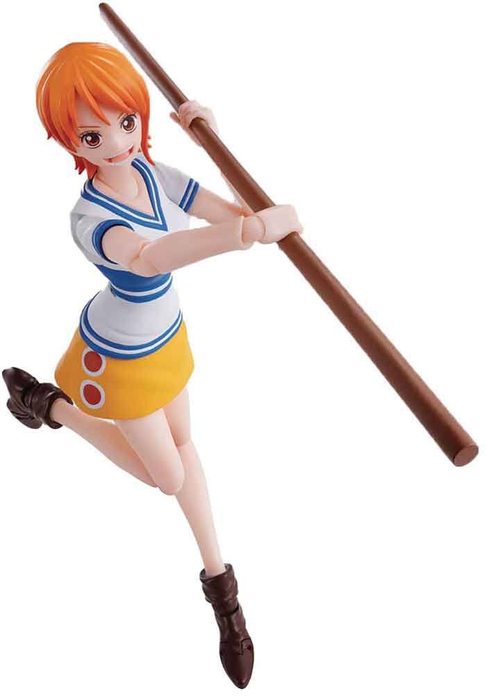 One Piece 6 Inch Action Figure S.H. Figuarts - Nami Romance Dawn - Image 2