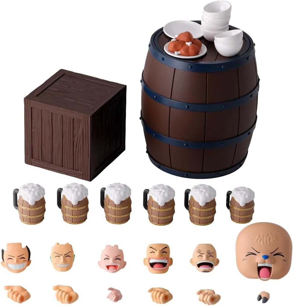 One Piece 6 Inch Scale Accessory S.H. Figuarts - Party Set The Straw Hat Crew (Pre-Order Ships July 2026)