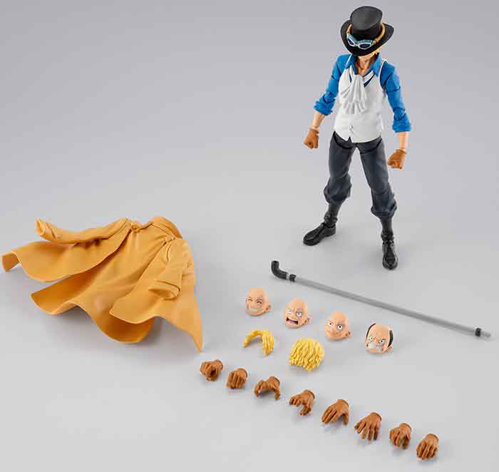 One Piece 6 Inch Action Figure S.H. Figuarts - Sabo Revolutionary Army Chief of Staff - Image 2