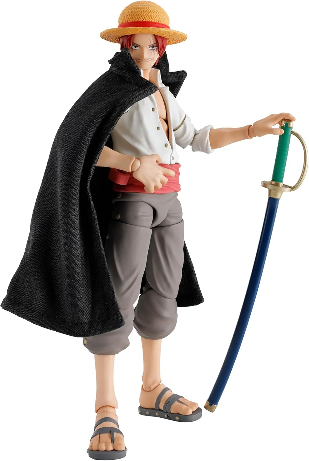 One Piece 6 Inch Action Figure S.H. Figuarts - Shanks & Monkey D. Luffy -Childhood - Image 4