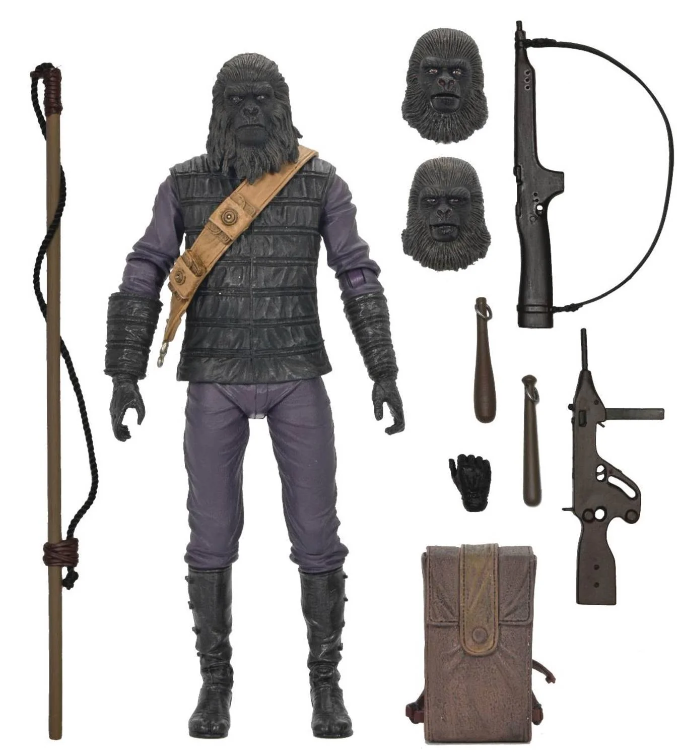 Planet Of The Apes 7 Inch Action Figure Ultimate - Gorilla Soldier - Image 2