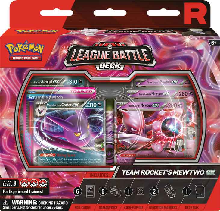 Pokemon Trading Card Game - League Battle Deck Team Rocket’s Mewtwo ex