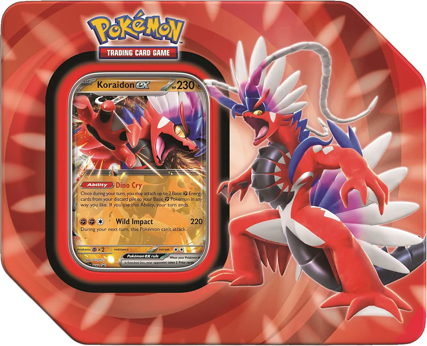 Pokemon Trading Card Game - Paldea Legends Tin (Random) - Image 2