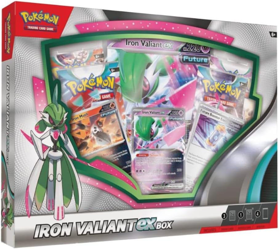 Pokemon Trading Card Game - Roaring Moon ex/Iron Valiant ex Box
