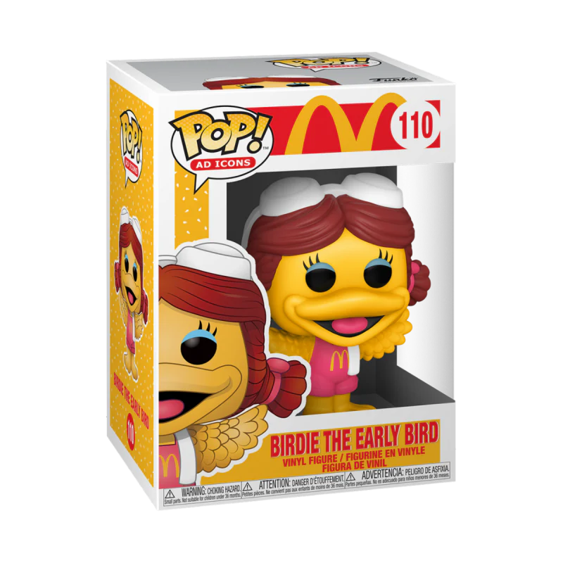 Pop Ad Icons McDonalds 3.75 Inch Action Figure - Birdie The Early Bird #110