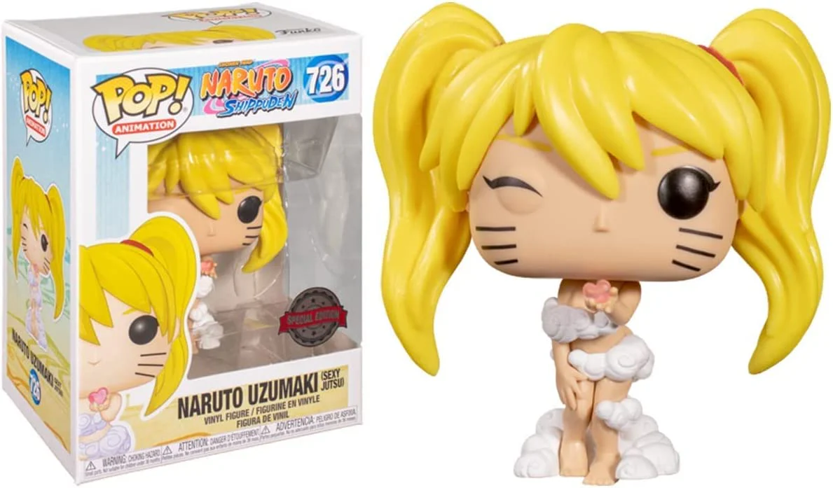 Pop Animation Naruto Shippuden 3.75 Inch Action Figure Exclusive - Naruto Uzumaki (Sexy Jutsu) #726