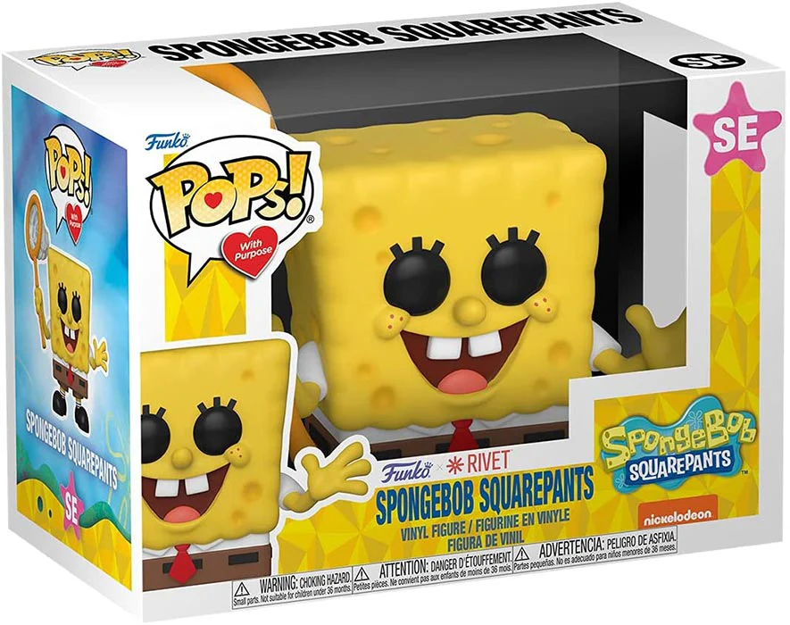 Pop Animation Spongebob Squarepants 3.75 Inch Action Figure Rivet - Spongebob Squarepants SE
